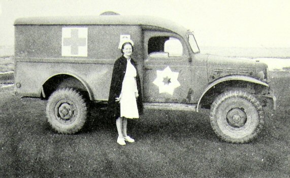 nurse and ambulance