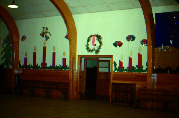 1951 Xmas wall