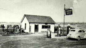 gas station